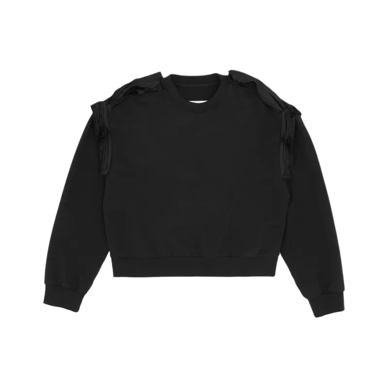 MM6 Maison Margiela Unbrushed Cotton Jersey Sweatshirt-0
