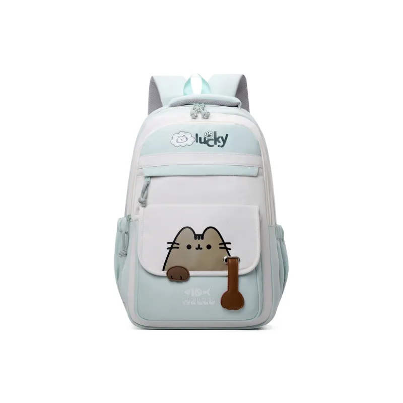 Three Ducklings Oxford Backpack Regular Women's Black/Pink/Green/Violet/Light Gray-5