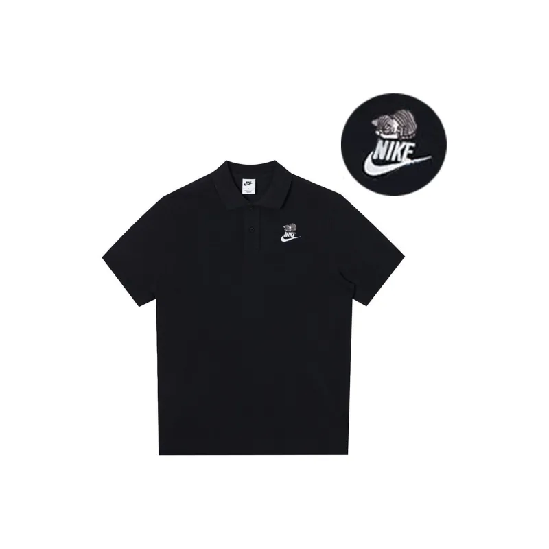 Nike Polo Shirts Unisex Black-1