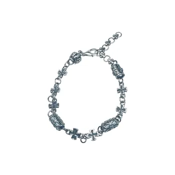 SHIYI N CIFANG 925 Sterling Silver Bracelets Men's