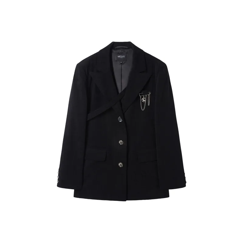 MEETLADY Business Suit Women's Black-0