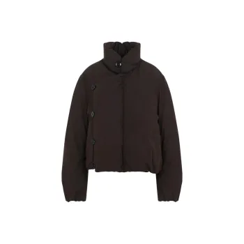 Lemaire Short Puffer Blouson 'Espresso'