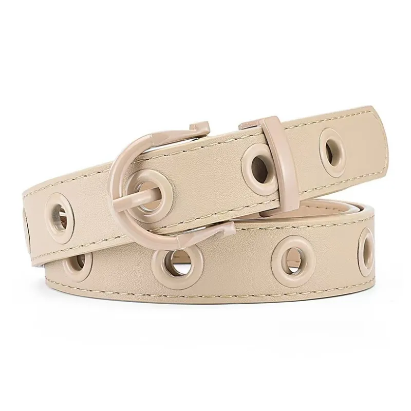 IOTS PU Leather Belts Unisex 2.4CM-5