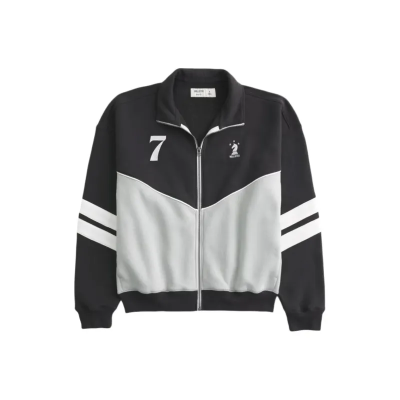 Hollister Jackets Coats Women's Black-0