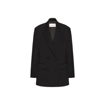 Valentino Double-Breasted Long-Sleeved Blazer
