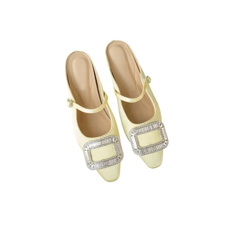 TADSW Rubber Sole Closed Toe Slippers Women's-11