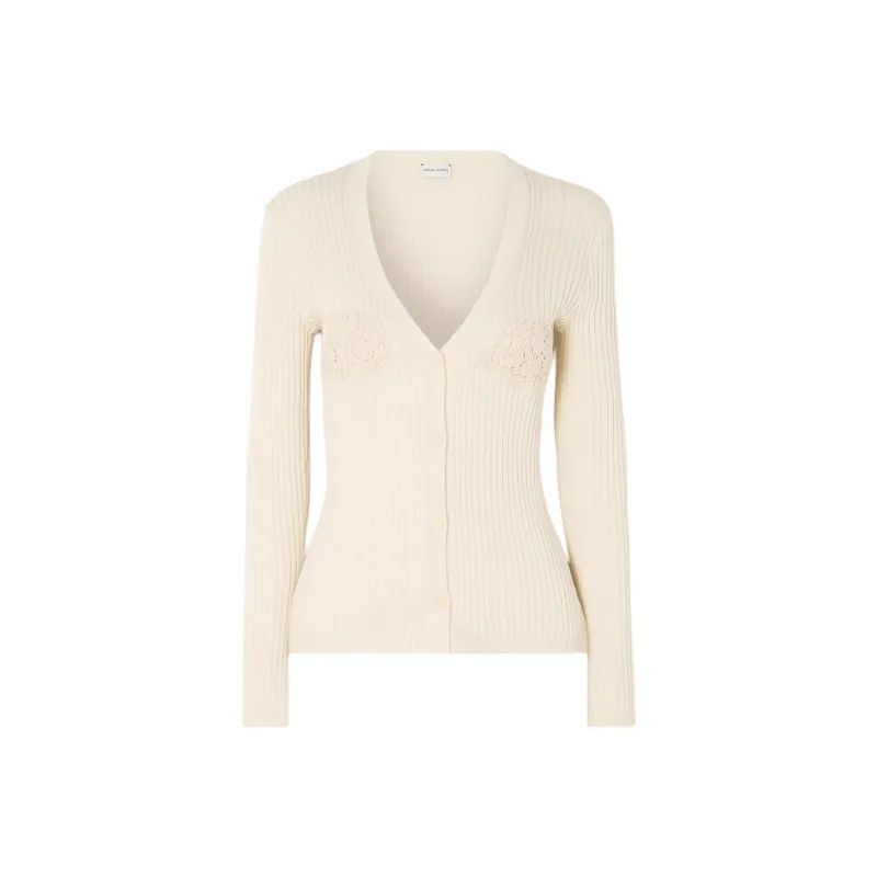 Magda Butrym Crochet Bra Cardigan-0
