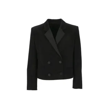 ISABEL MARANT Hasta Double-Breasted Cropped Blazer