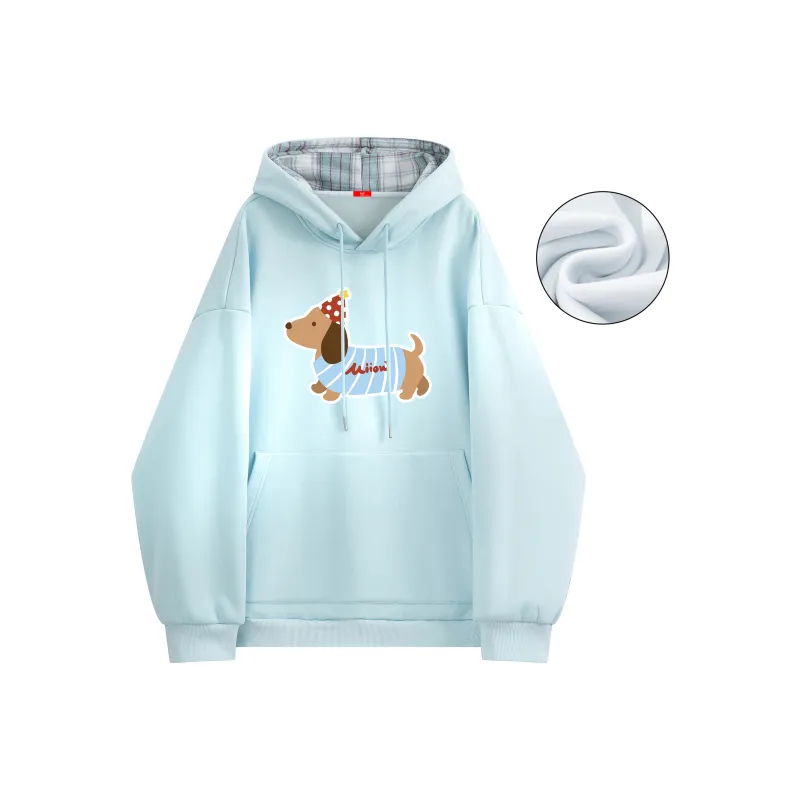 MIIOW Trend Party Series Sweatshirt Unisex Black-11