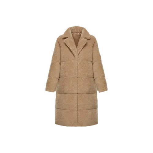 Moncler Coats Women's Beige