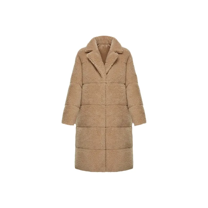 Moncler Coats Women's Beige-0