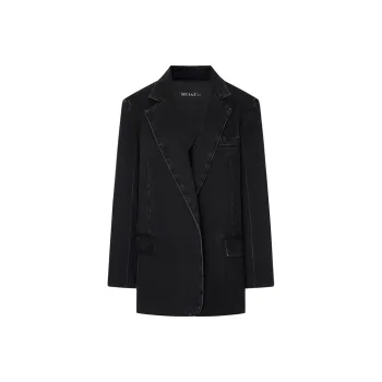 MO&CO Business Suits Women's Denim Black