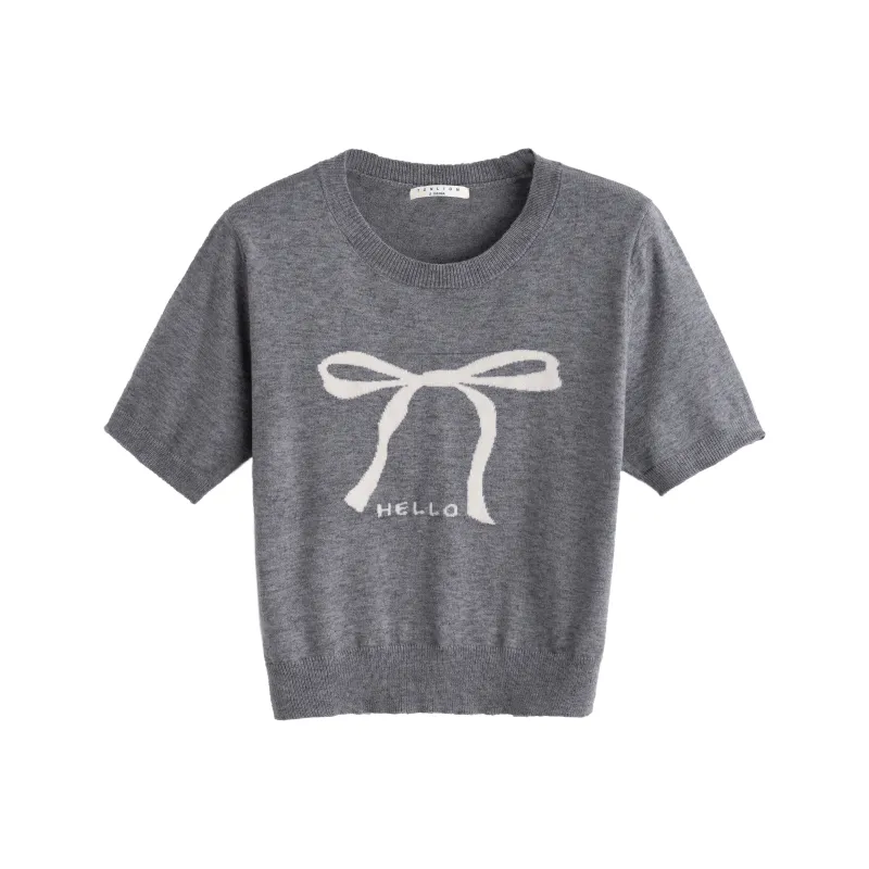 Tonlion Knitwear Women's Light Heather Gray-0