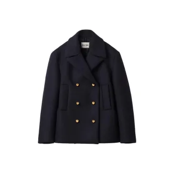 MIU MIU Double breasted Wool Peacoat