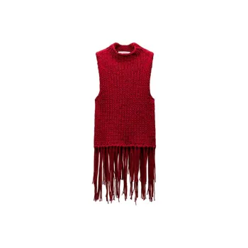 Ao Yes X ZARA AO YES Collaboration Knitwear Women's Red