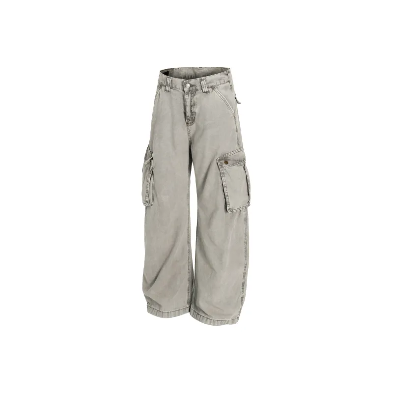 GBXM Cargo Pants Unisex Gray-1