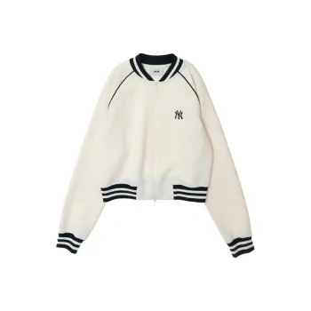 MLB Varsity New York Yankees Jacket Women's Cream