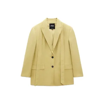 ZARA Business Suits Women's Mustard