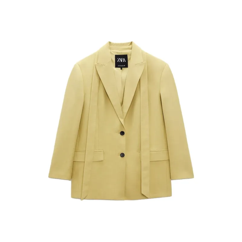 ZARA Business Suits Women's Mustard-0