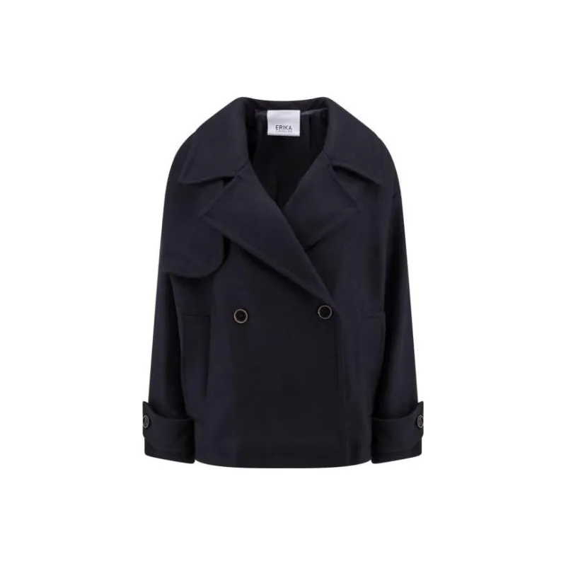 ERIKA CAVALLINI Coats Women's Black-0