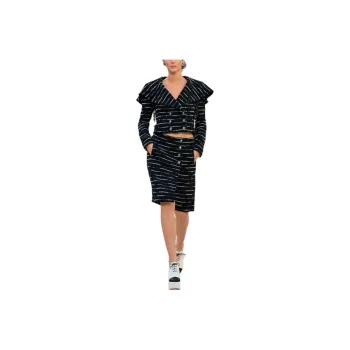 CHANEL 25S Spring Summer Collection Jackets & Coats Women's Black White