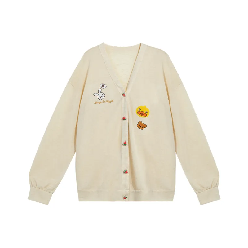 B.Duck Knitwear Women's Apricot-0