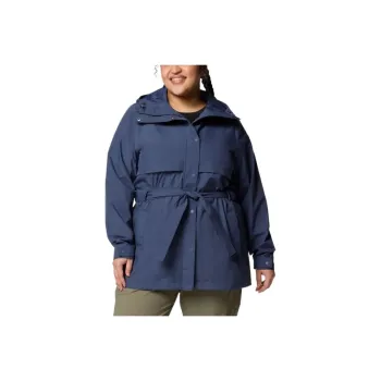 Columbia Long Valley Trench Jacket Women's Blue