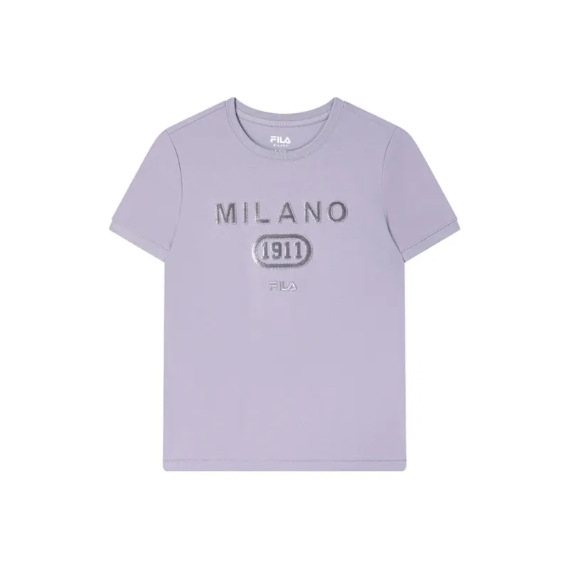 FILA Regular T Shirt Women's Misty Rain Purple PU-0
