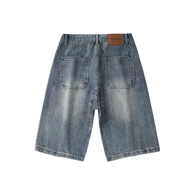EVBD Denim Shorts Unisex Blue-1