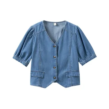 Inman Shirts Women's Denim Blue