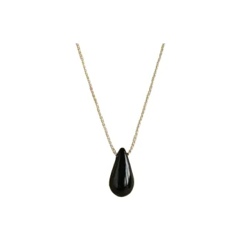 OLIO E ACETO 925 Sterling Silver Necklaces Unisex Black/Silver/Gray