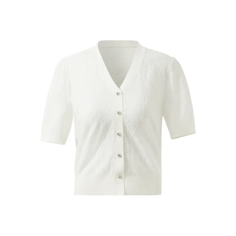 GOELIA Knitwear Women's Raw White-0