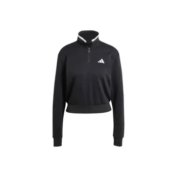 Adidas Free Shipping With AdiClub Essentials Color Pop French Terry Crop Quarter Zip Track Jacket