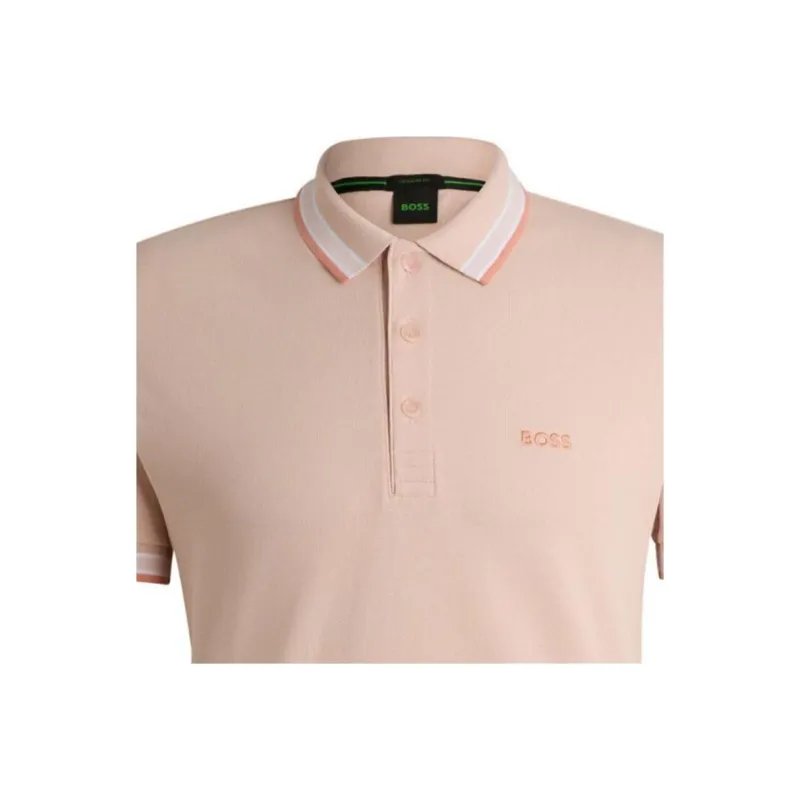 HUGO BOSS Polo Shirt Men's Light Orange-4