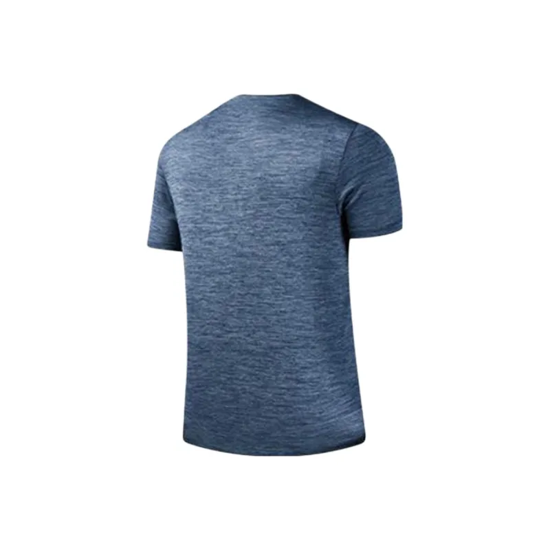 QIAODAN T Shirt Men's Nova Blue Floral Yarn-1