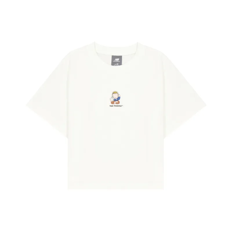 New Balance T Shirt Women's Sea Salt White-0