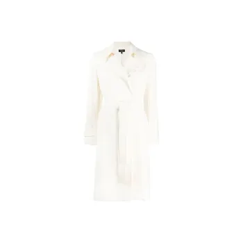 THEORY Admiral Crepe Oaklane Trench Coat