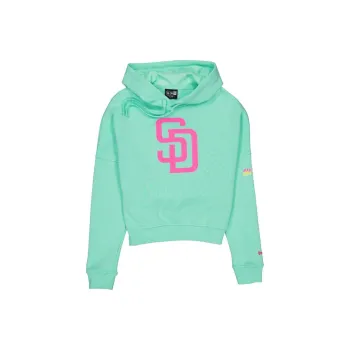 New Era SS24 San Diego Padres Sweatshirt Women's Green