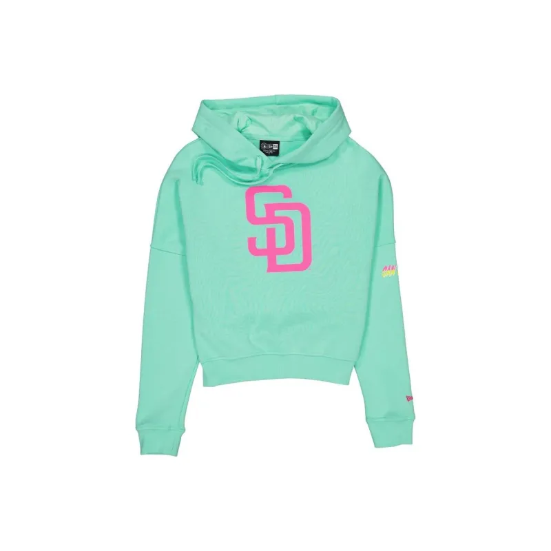 New Era SS24 San Diego Padres Sweatshirt Women's Green-0
