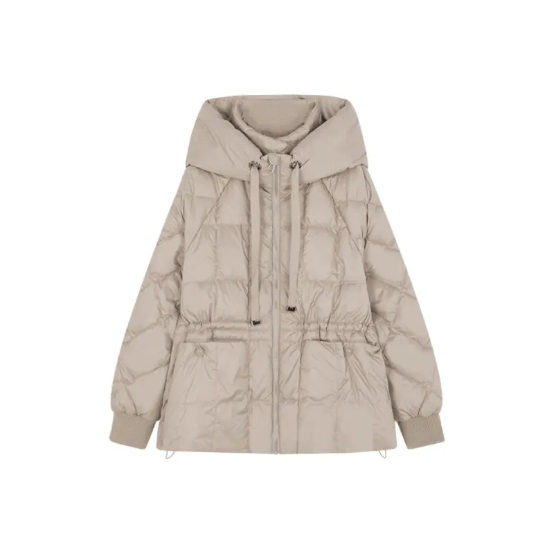 IHIMI Down Jacket Women's Beige Mia Gray-0