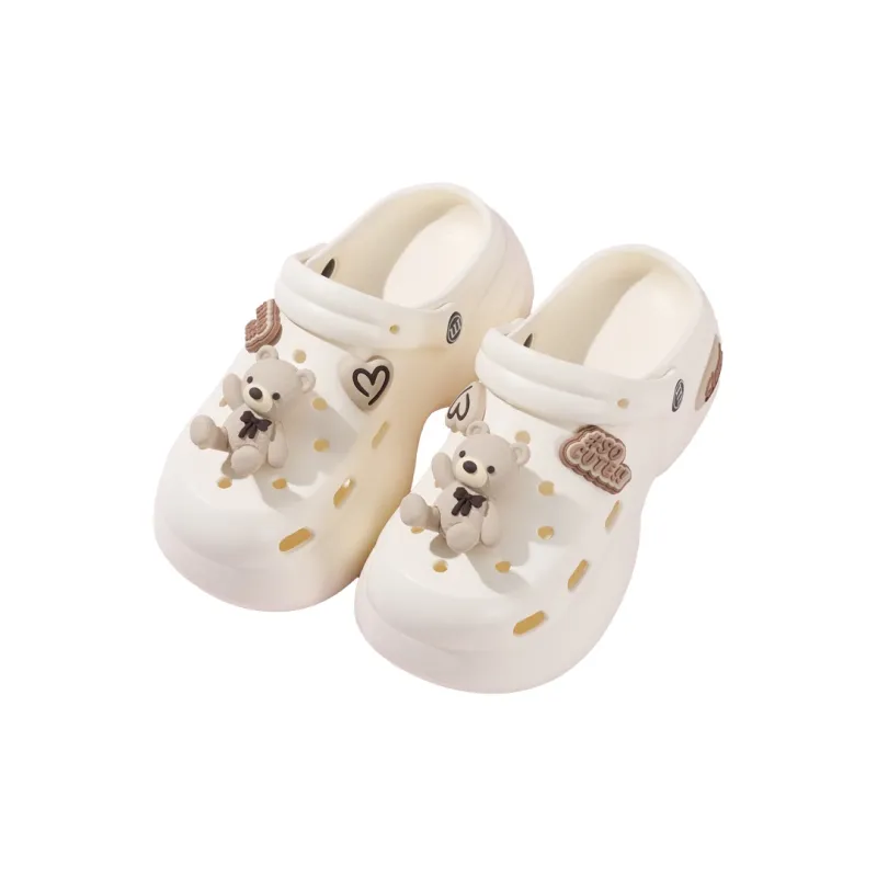 TEDDY ISLAND Teddy Love Women's Summer Home Slippers Outerwear With Squashy And Bouncy Feeling Thickened EVA Base-0