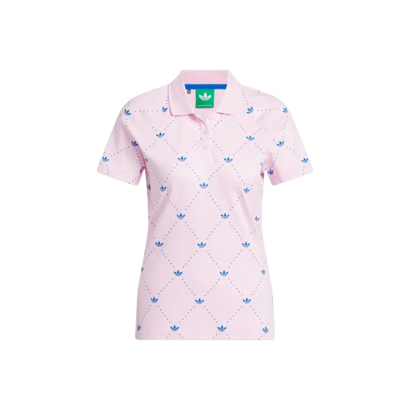 Adidas Originals Printed Trefoil Polo Shirt-0