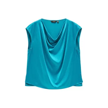 INSUN Shirt Women's Peacock Blue