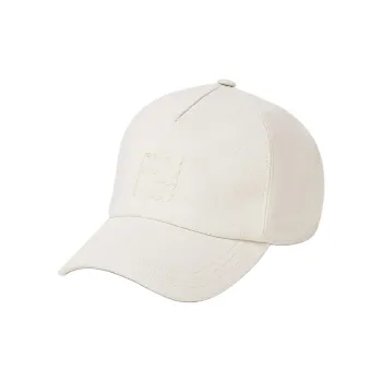 FENDI Linen Baseball Caps Unisex White