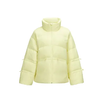Skechers Down Jacket Women's Yellow Cream