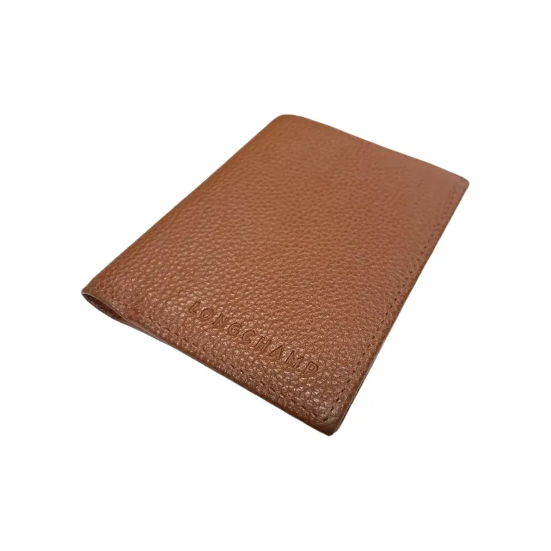 LONGCHAMP Le Foulonné Cow Leather Wallet Men's Caramel Brown-2