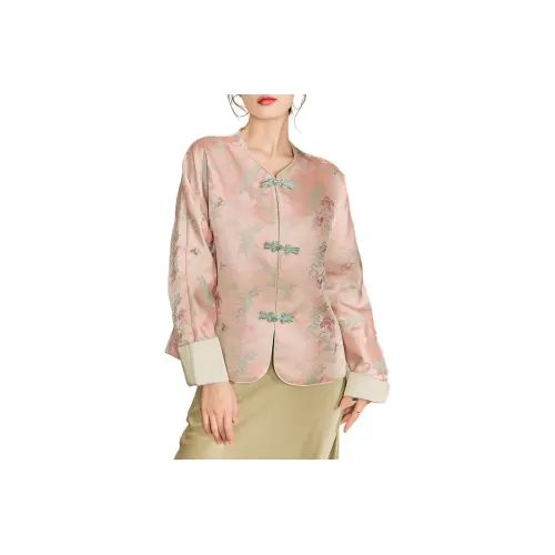 QIAOYUHUAZUN Jackets Coats Women's Pink