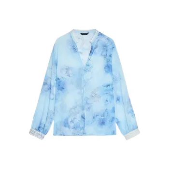 ZARA Shirts Women's Blue/White