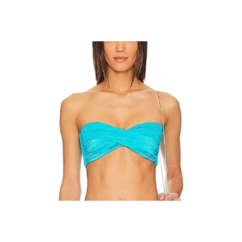 MILK BAOBAB Strapless Top Women's Light Blue-0