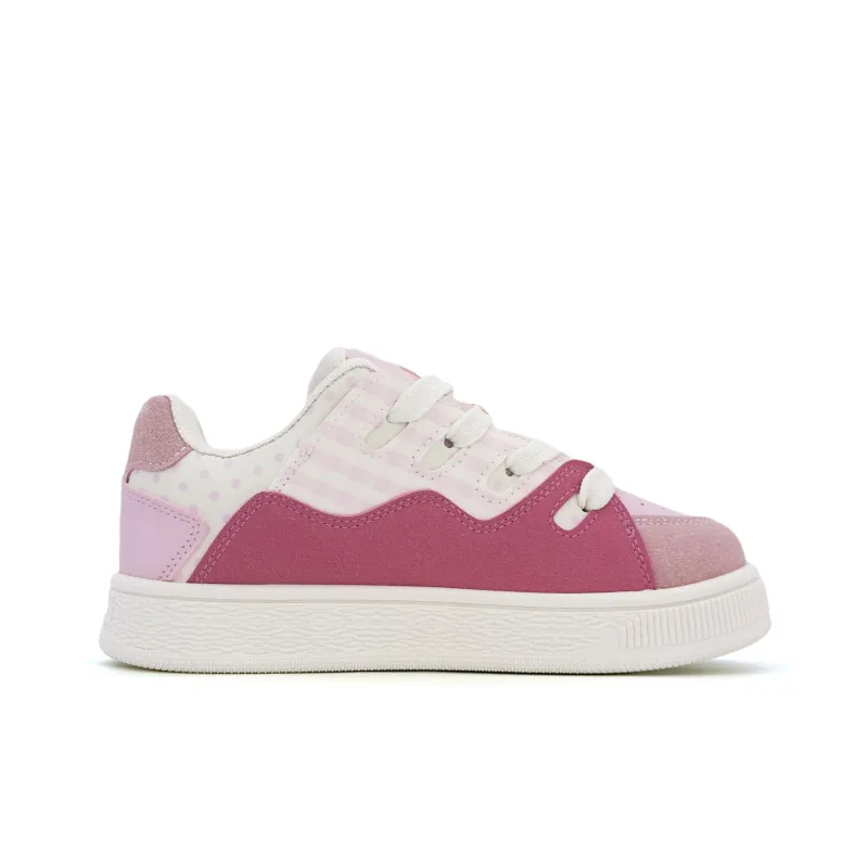 ALI THE FOX Skateboard Shoes Women's Low Top Guava Pink/Light Yellow/Beige Pink/Light Blue-15